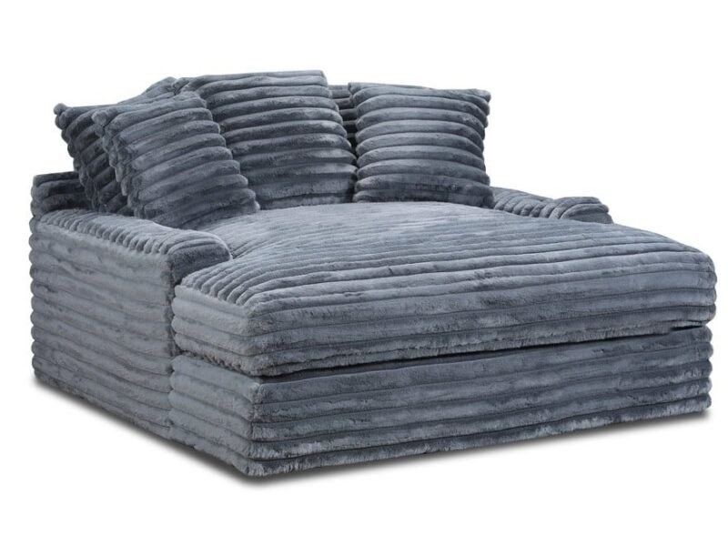 4500 - Charcoal Chaise Lounge