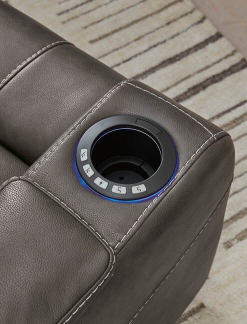 66205-13-arm-strg-cup-hldr.jpeg Ashley 6620513 - Power Recliner (LED / USB Port)