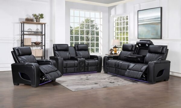 Star Recliner Set Black (2PC ONLY)