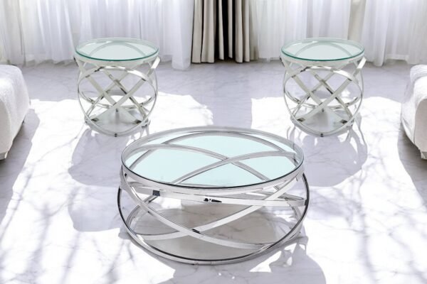Photoroom_20250225_234015.jpg Mendoza 3PC Coffee Table Set - Silver