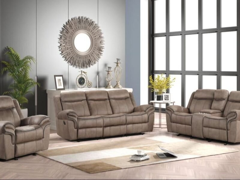 Andres Brown - 3pc Reclining Living Room Set