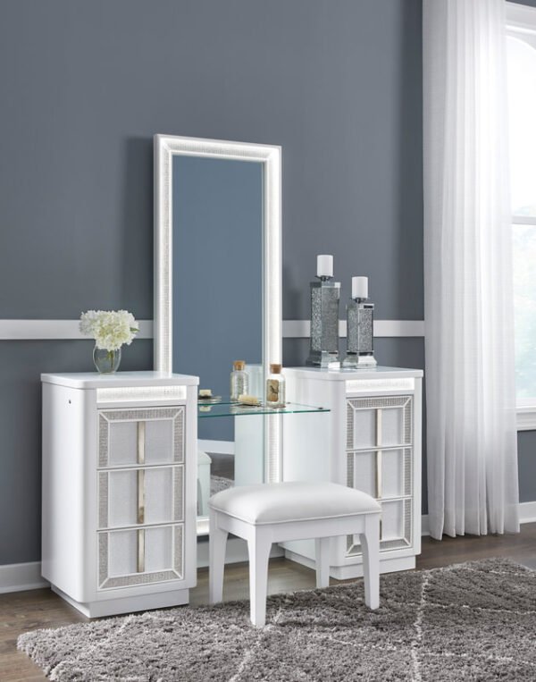 b822-22-25-01-led-on_orig B822 - Vanity w/Stool (LED Lights)