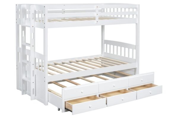 bb41-2_orig.jpeg BB41 TWIN/TWIN Bunk Bed w/Twin Trundle + 3 Drawers White