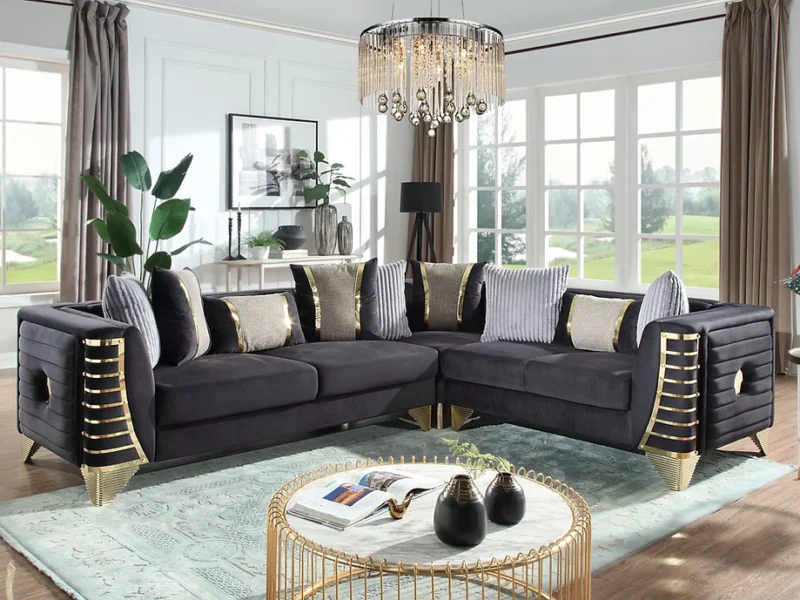 S4020 Donovan (Black) - Sectional