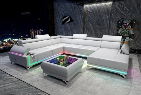 Optimus White Sectional