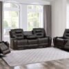 Anderson Recliner Set Brown