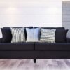 Sofa & Loveseat Ritz Black (Velvet, Oversized)