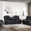 Anderson Recliner Set Black