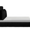 Lauren Black Platform Bed - Queen, King