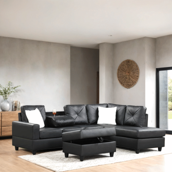 rocket-pu_orig.png Rocket PU Reversible Sectional (Black)