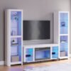 W2722 - TV Stand 59" L w/Fireplace (LED Lights)